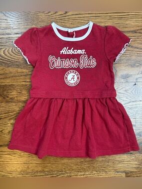 Team Athletics University of Alabama Crimson Tide Toddler Baby Dress Size 2T